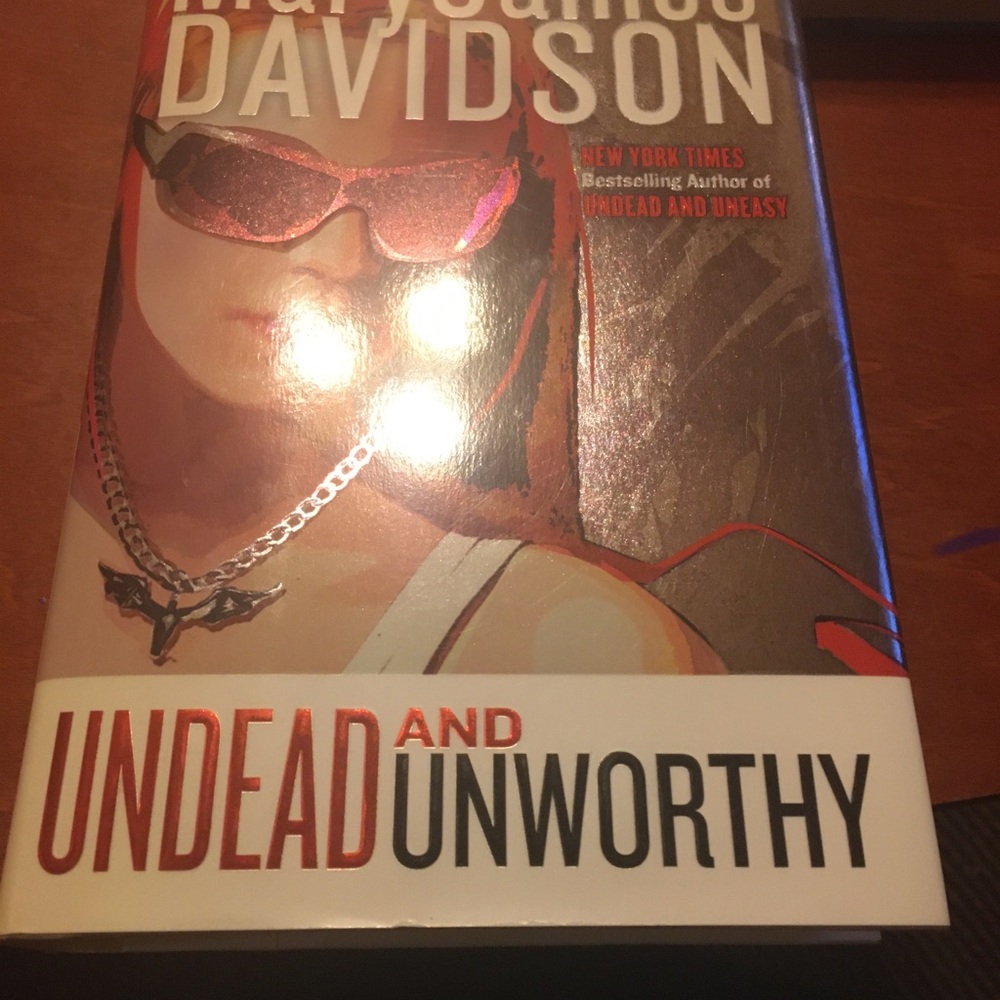 Undead and Unworthy by - Hardcover Book (Red White)